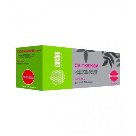 Картридж лазерный Cactus CS-TK5290M пурпурный 13000стр для Kyocera Ecosys P7240cdn 2270₽