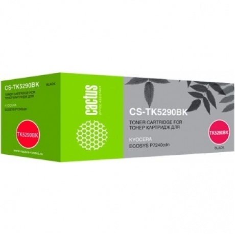 

Картридж лазерный Cactus CS-TK5290BK черный (17000стр.) для Kyocera Ecosys P7240cdn