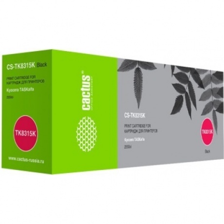 

Картридж лазерный Cactus CS-TK8315K черный (12000стр.) для Kyocera FS-Taskalfa-2550CI