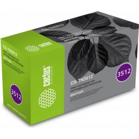 

Картридж лазерный Cactus CS-TN3512 черный (12000стр.) для Brother DCP L6600DWHL/L6250DNHL/L6300DWHL/L6400DWHL/L6400DWTMFC/L6800DWMFC/L6800DWTMFC/L6900DWMFC/L6900DWT