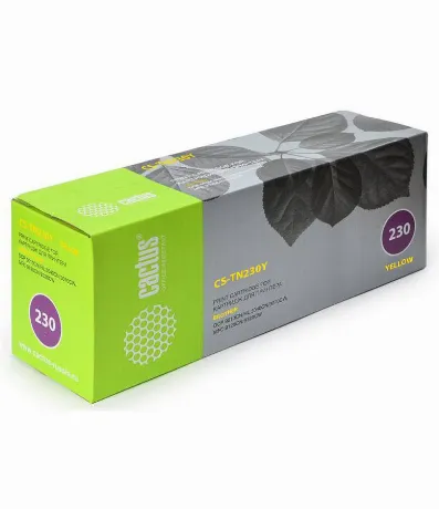 Картридж лазерный Cactus CS-TN230Y желтый (1400стр.) для Brother...