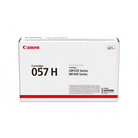 Картридж лазерный Canon 057 H (3010C002) черный - фото 1