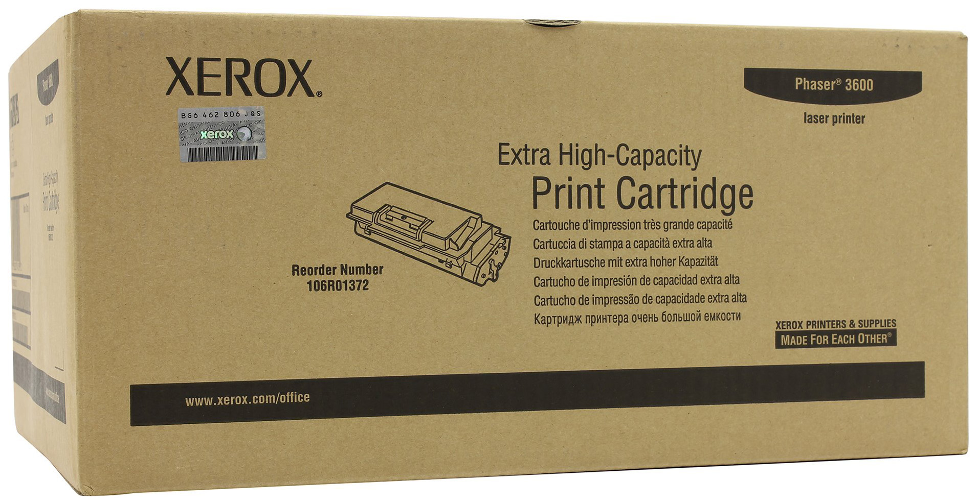 Тонер-картридж Xerox 106R01372 картридж xerox 106r01625
