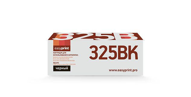 

Картридж лазерный EasyPrint LB-325BK Black, Черный