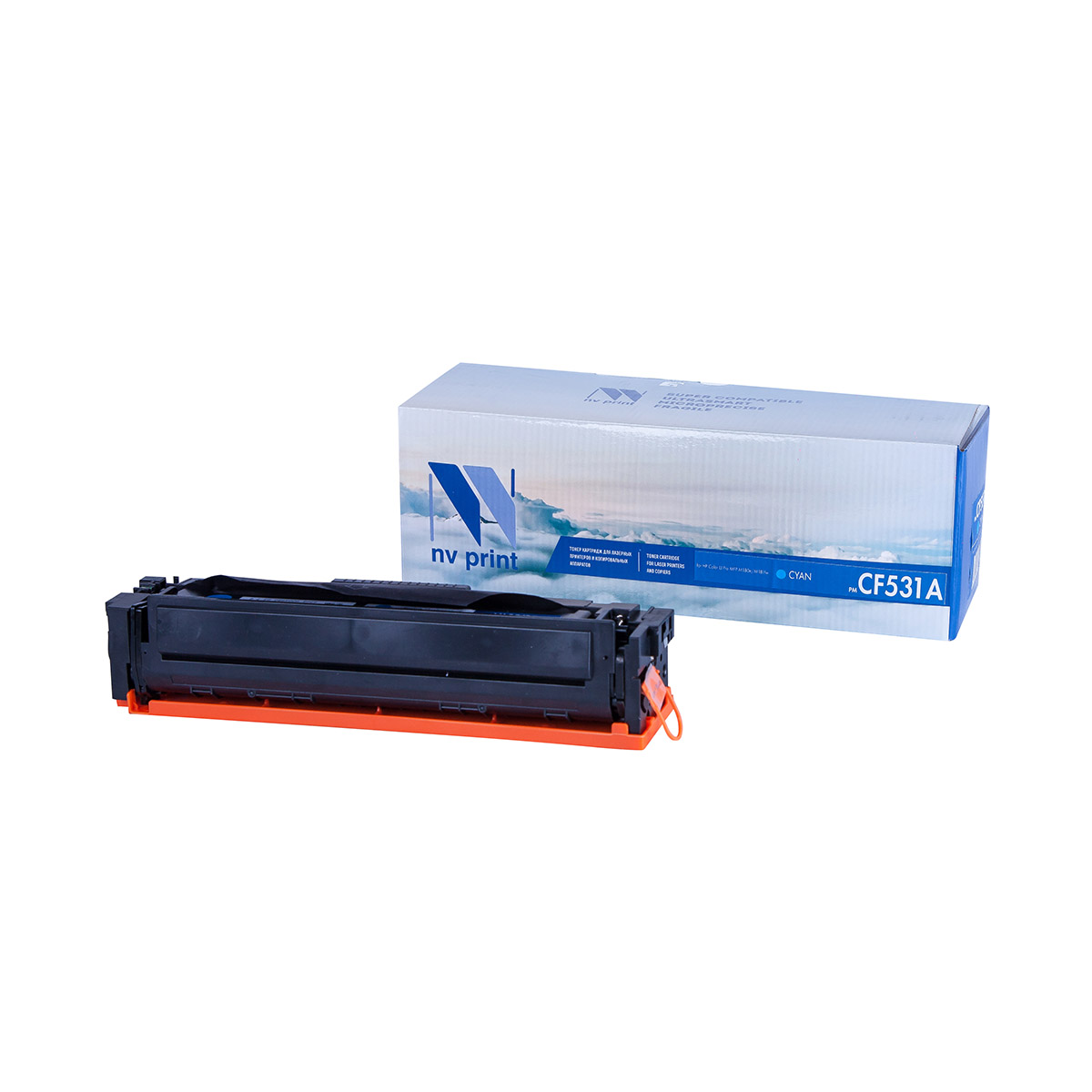 Картридж лазерный NV Print CF531A Cyan картридж nv print nv mpc3502e для ricoh aficio mpc3002 mpc3502 18000стр голубой