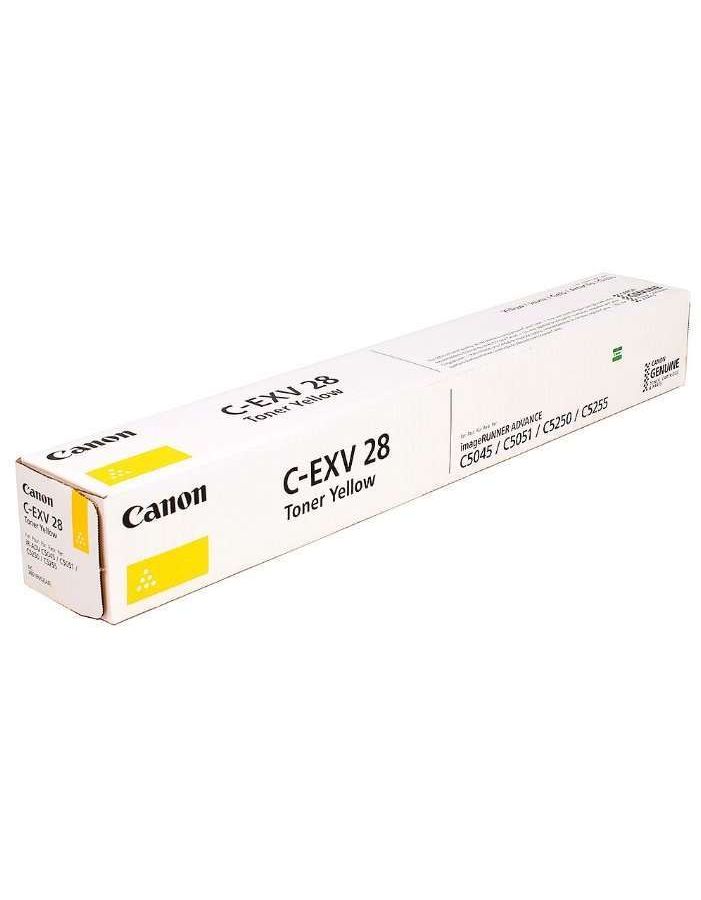 Тонер CANON C-EXV-28 Y желтый тонер canon c exv28 c exv28 c exv28 c exv28 c exv28 c exv28 44000стр желтый