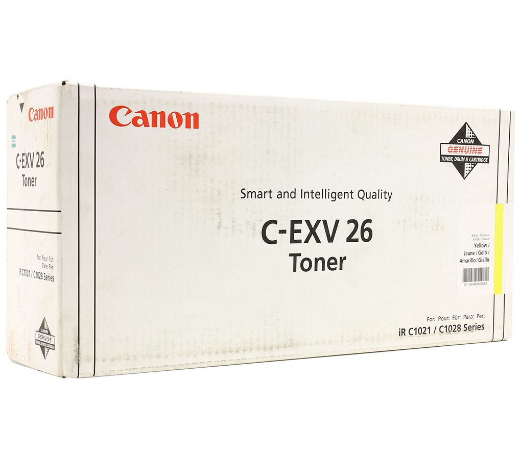 Тонер CANON C-EXV26 Y жёлтый тонер canon c exv55 toner y желтый
