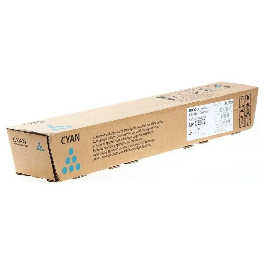 Тонер Ricoh Aficio MP C3002/C3502 голубой, type MPC3502E (18K)