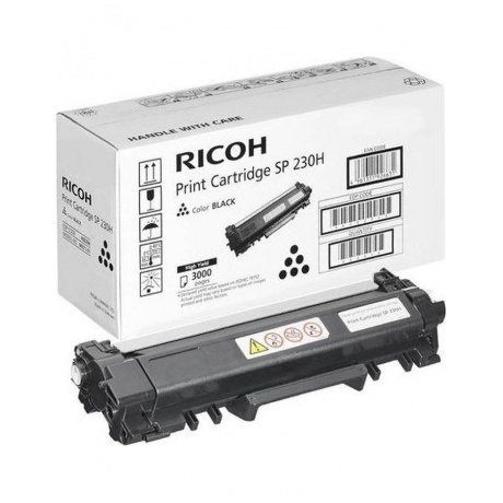 

Тонер-картридж Ricoh SP 230H (3K) SP230DNw/SP230SFNw, Черный