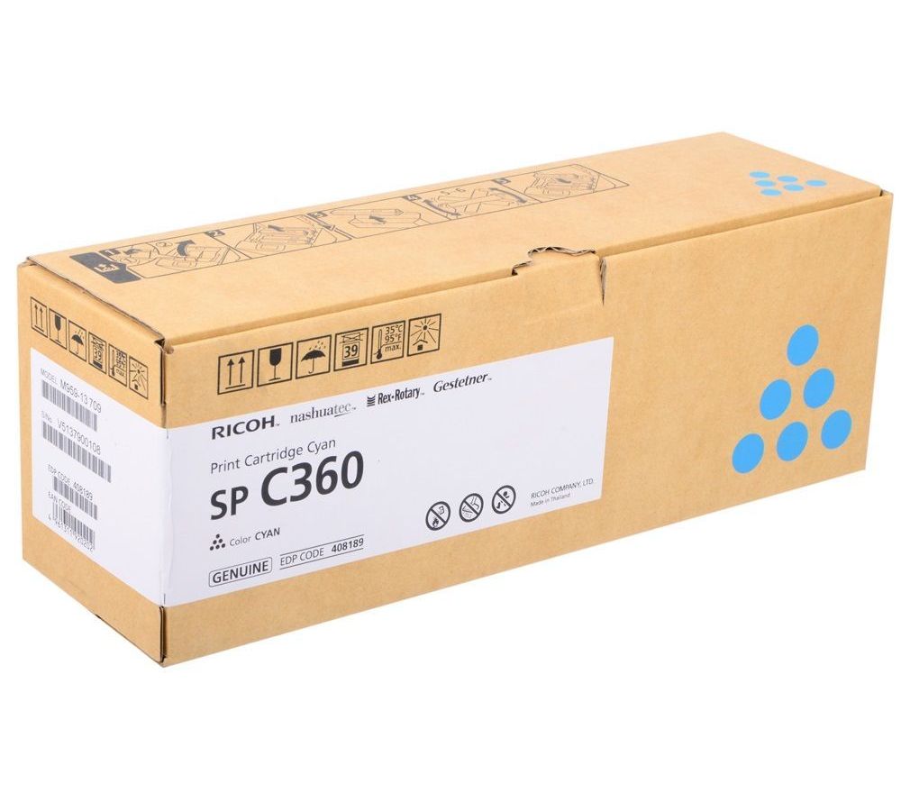 Принт-картридж тип SP C360X голубой (9K, только для МФУ) Ricoh SP C361SFNw принт картридж sp c360x желтый