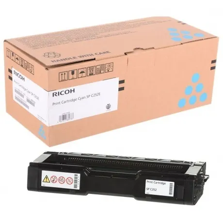 Принт-картридж тип SP C252E (4K) голубой Ricoh SP C252DN/C252SF