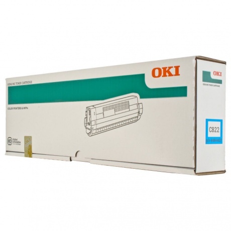 Тонер-картридж Oki C822 7.3К (cyan)