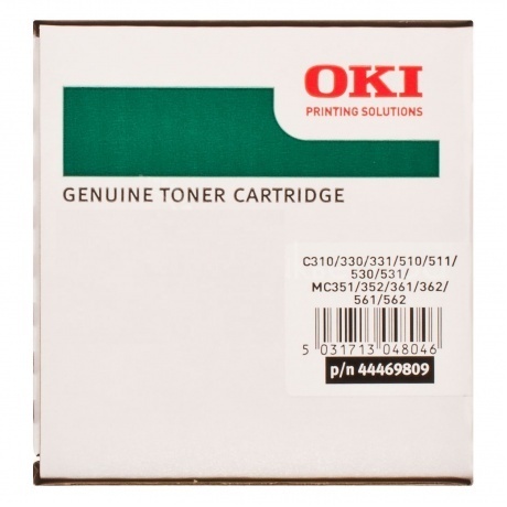 

Тонер-картридж Oki C310/330/331/510/511/530/531/MC351/352/361/362/561/562 3.5K (black), Черный