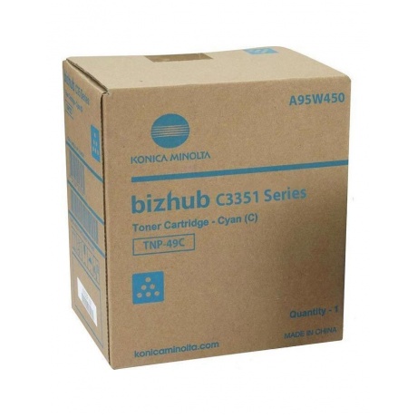 

Тонер Konica-Minolta bizhub C3351/C3851 синий TNP-49C