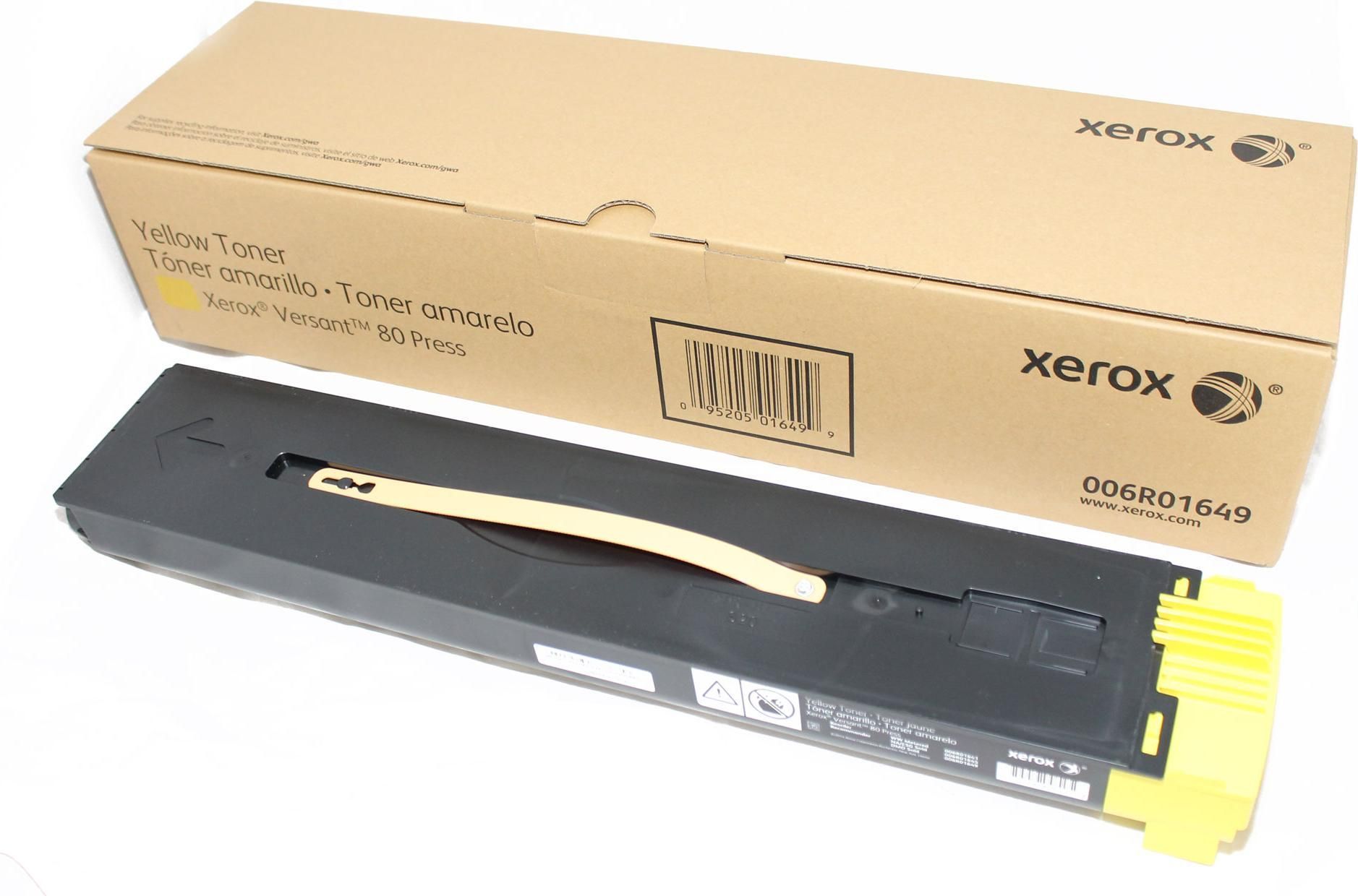 Тонер-картридж XEROX Versant 80/180 Press yellow (006R01649) ремкомплект фьюзера xerox versant 80 press