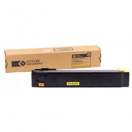 

Тонер-картридж Katun для Kyocera TASKalfa 406ci TK-5215Y yellow 15K, Желтый