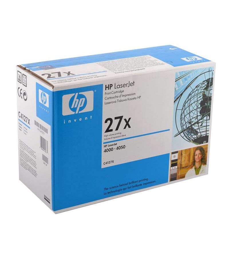 Фото - Тонер-картридж HP № 27X black для HP LJ 4000/N/TN/4050/N/TN (10000стр.) (C4127X) картридж net product n ce322a