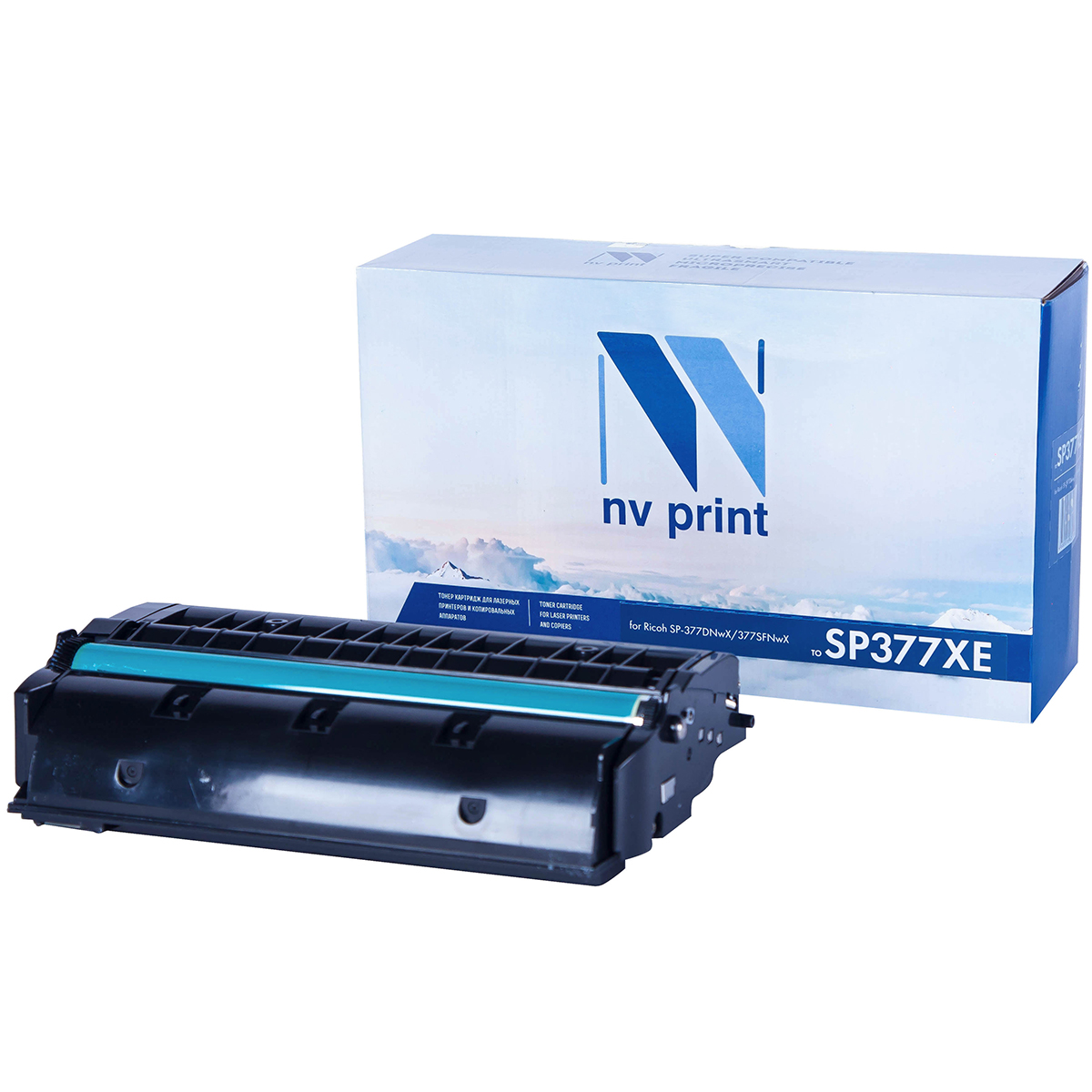 Картридж NV Print SP377XE для Ricoh SP-377DNwX/377SFNwX (6400k) картридж solution print sp h cf352a y совместимый