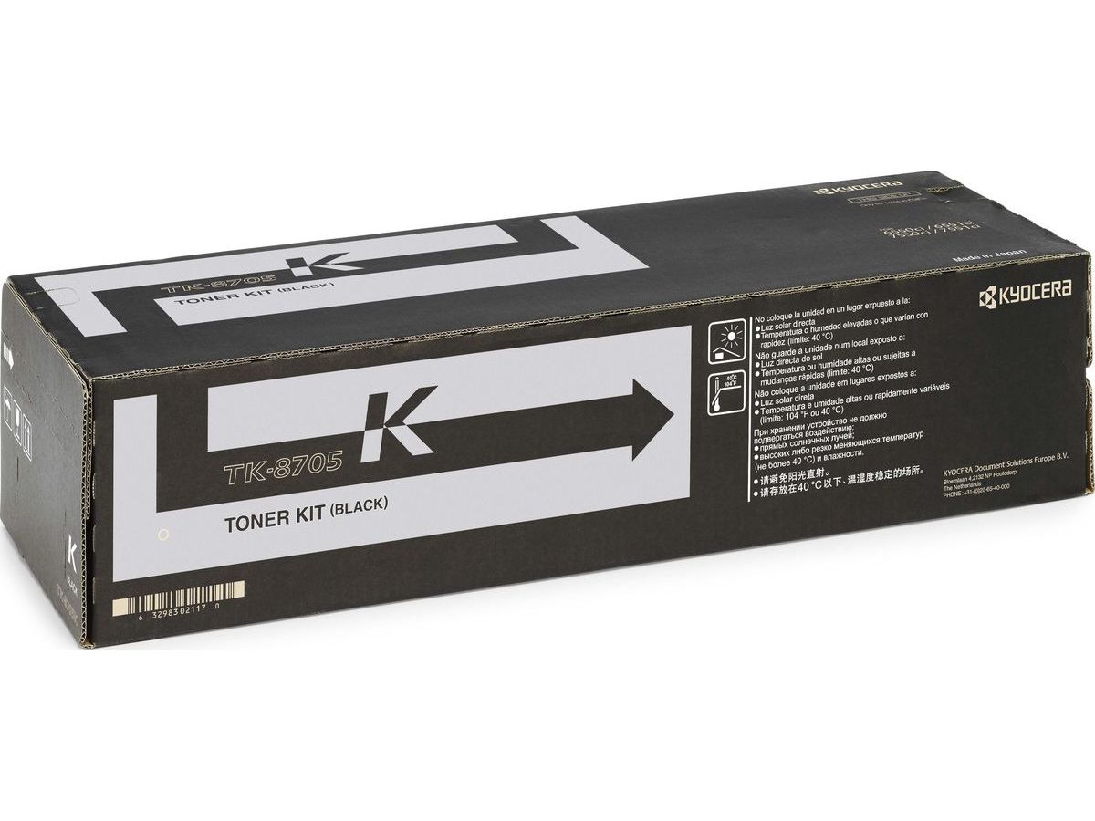 Тонер-картридж Kyocera TK-8705K (1T02K90NL0) Black картридж hi black hb cb541a