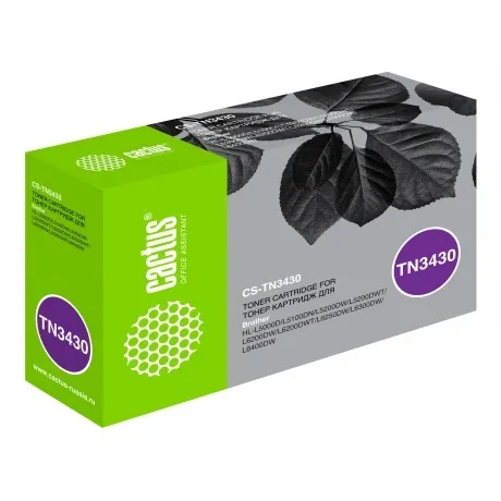 Картридж лазерный Cactus CS-TN3430 Black