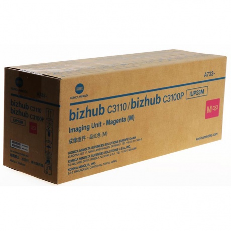 

Блок фотобарабана Konica-Minolta bizhub C3100P/C3110 (IUP-23M/A7330EH) красный