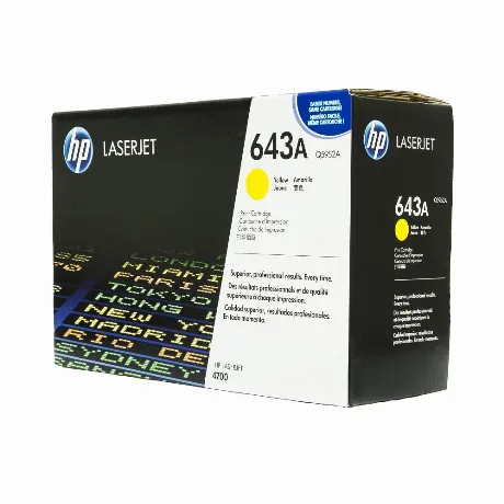 Картридж лазерный HP 643A (Q5952A) желтый