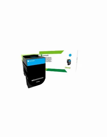 Картридж лазерный Lexmark 80C8SCE голубой