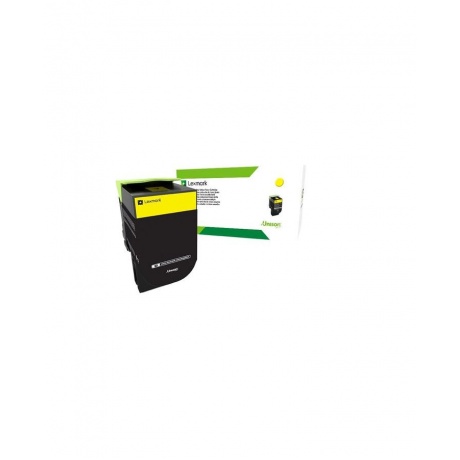 Картридж лазерный Lexmark 80C8SYE желтый 1050₽