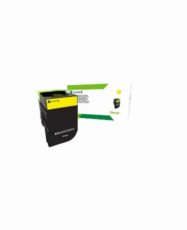 Картридж лазерный Lexmark 80C8SYE желтый