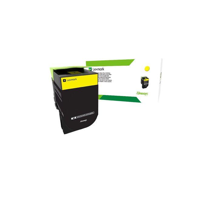 

Картридж лазерный Lexmark 80C8XYE желтый, Жёлтый