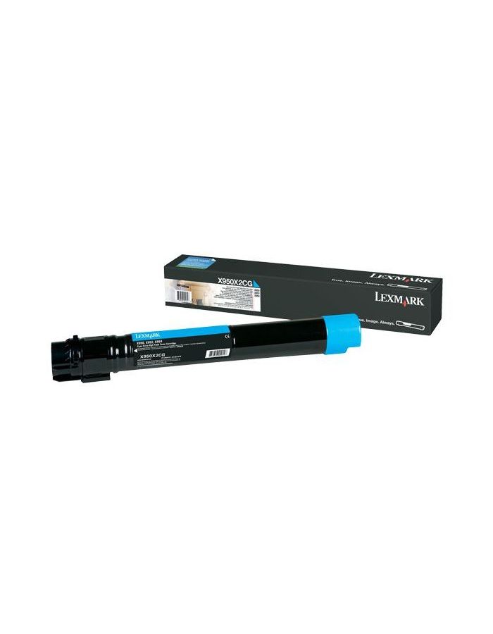 Картридж лазерный Lexmark C950X2CG синий картридж lexmark c950x2cg голубой