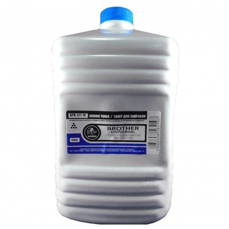 

Тонер Black&White BPR-311-1K для Brother (кан. 1кг), Черный