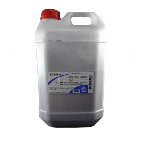 Тонер Black&White OST-803-1K для Oki (кан. 1кг) Black