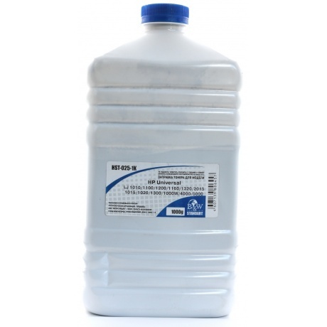 

Тонер Black&White HST-025-1K для Universal (фл. 1кг), Черный