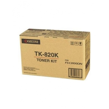 Тонер-картридж Kyocera TK-820K (1T02HP0EU0) Black