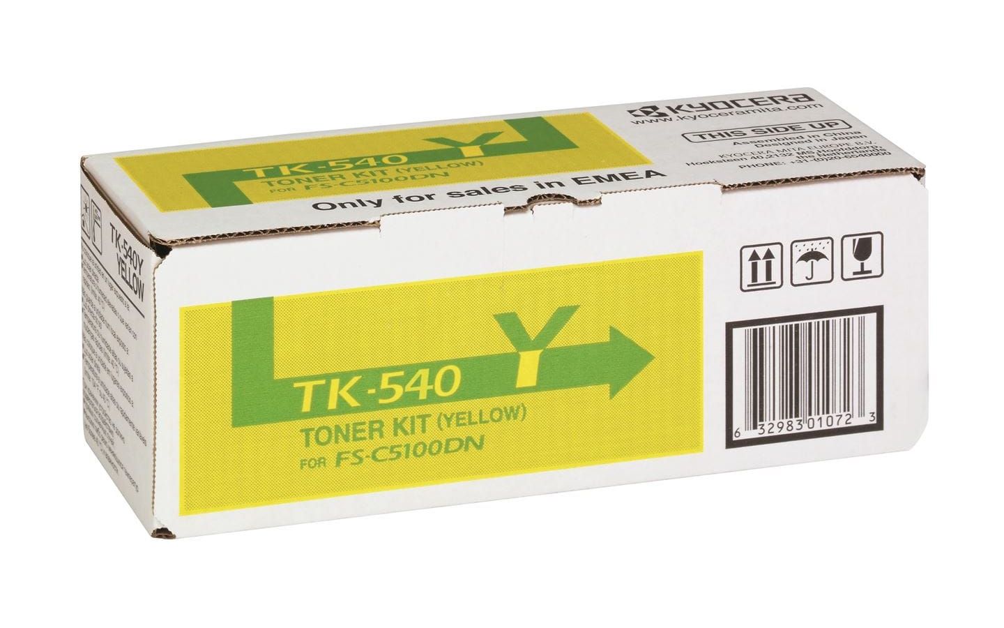 Тонер-картридж Kyocera TK-540Y (1T02HLAEU0) Yellow