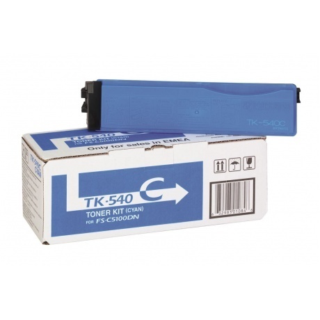Тонер-картридж Kyocera TK-540C (1T02HLCEU0) Cyan - фото 4