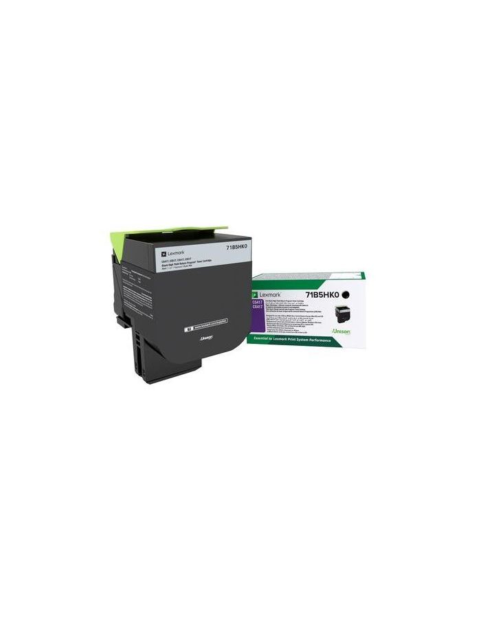 Тонер-картридж Lexmark 71B5HK0 черный картридж lexmark 71b5hk0 6000 стр черный