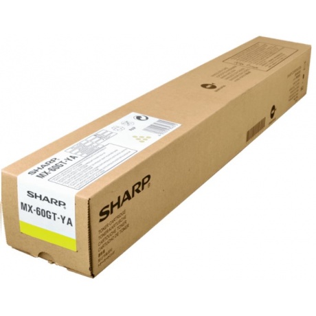 Тонер-картридж Sharp MX60GTYA/MX61GTYA  желтый