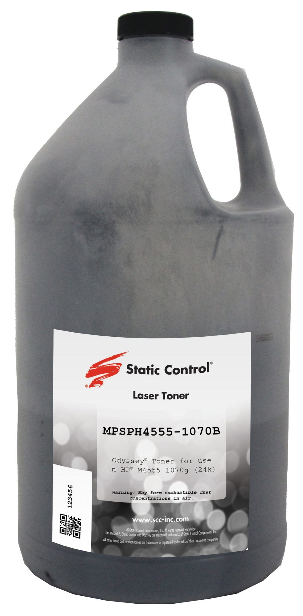 Тонер Static Control MPSPH4555-1070B для HP (фл. 1070г) цена и фото