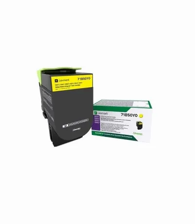 Картридж лазерный Lexmark 71B50Y0 желтый