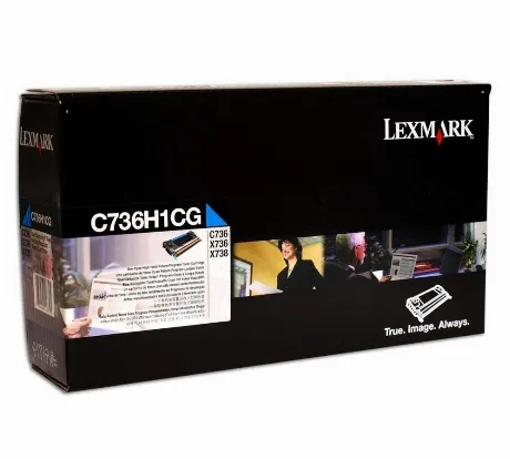 Картридж лазерный Lexmark C736H1CG Cyan