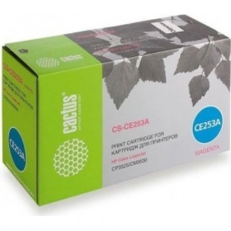 Картридж лазерный Cactus CS-CE253A пурпурный (7000стр.) для HP C...