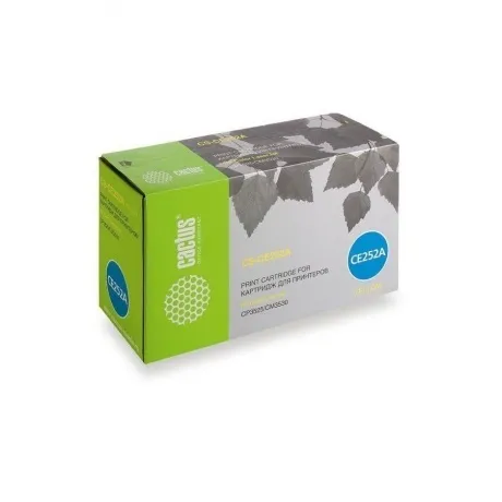Картридж лазерный Cactus CS-CE252A желтый (7000стр.) для HP CLJ ...