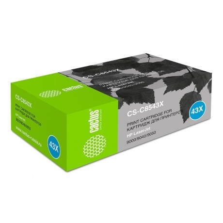 

Картридж лазерный Cactus CS-C8543X черный (30000стр.) для HP LJ 9000/9040/9050