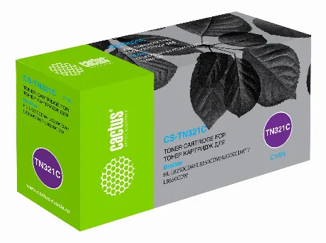 Картридж лазерный Cactus CS-TN321C голубой (1500стр.) для Brothe...