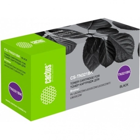 Картридж лазерный Cactus CS-TN321BK черный (2500стр.) для Brothe...