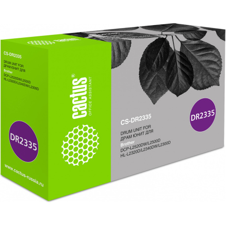 Блок фотобарабана Cactus CS-DR2335 черный ч/б:12000стр. для L2500/2520/2540/HL2300/2340/2360/MFC2700 Brother