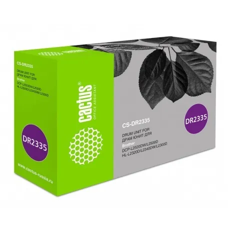 Блок фотобарабана Cactus CS-DR2335 черный ч/б:12000стр. для L250...