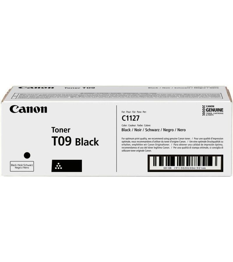 Тонер CANON T09 BK чёрный цена и фото